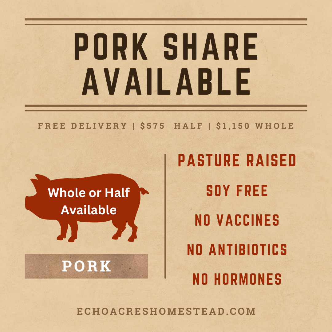 Pork Share Deposit - Half (August Delivery)